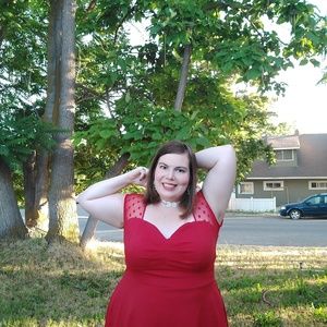 Vintage red dress